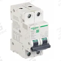 SCHNEIDER IEC Supplementary Protector: 8 A Amps, 14kA at 240V AC, Screw Clamp, C60SP, C (MPN M9F22208). Key specifications — Terminal Connection: Screw Clamp; AC Voltage Rating: 240/415/440V AC; Curve Type: C; DC Voltage Rating: Not Rated; Max. AIR Rating: 14kA at 240V AC; Series: C60SP; Brand: SCHNEIDER.