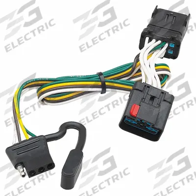 REESE T-Connector: 4-Way, Plastic/PVC, 16 ga Wire Gauge, Dust Cover (MPN 118381) - Fleet and Vehicle Maintenance