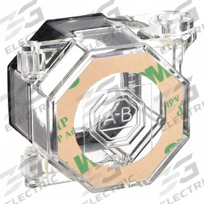BRADY Push Button Lockout: For 1.2 in Max Button Dia, Clear - Hinged Push-Button Lockouts