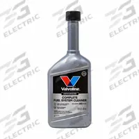 VALVOLINE Fuel System Cleaner: 12 oz Container Size (MPN 601456). Key specifications — Additives Included: None; Color: Yellow; Features: Cleans 100% of deposits (PFI,GDI, Intake Valves, Comustion Chamber, Carbuertors).