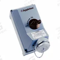 APPLETON ELECTRIC Mechanical Interlock: 208/240/480/600V AC, Three Phase, 30 A, 4 Pole, 3 Wire (MPN ASR3034). Key specifications — Brand: APPLETON ELECTRIC; Reverse Service: Yes; Voltage Rating: 208/240/480/600V AC.
