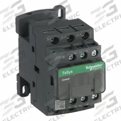 SCHNEIDER IEC Magnetic Contactor: Non-Reversing, 3 Poles, 3NO Contacts, 18 A, 120V AC Coil (MPN LC1D18G7). Key specifications — Brand: SCHNEIDER; Integrated Surge Suppression: No.