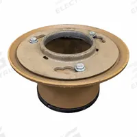 JAY R. SMITH MFG. CO Floor Drain: 9 in Overall Dia, 4 in Nominal Pipe Size, Push On, Cast Iron (MPN 2005LXH04BA). Key specifications — Color: Yellow; Connection Type: Push On; Brand: JAY R. SMITH MFG. CO; Includes: Trap Primer Connection.