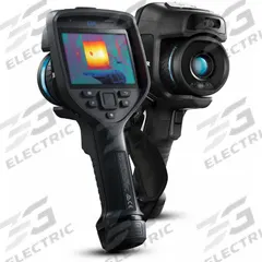 FLIR Infrared Camera: 14° x 10°, SD Card/USB/Wireless, 640 x 480, FLIR Exx, Digital Display/Sound (MPN FLIR E86-24-14-42). Key specifications — Focus Method: Manual; Manufacturer Part Number: FLIR E86-24-14-42; Brand: FLIR; Field of View: 14° x 10°; Intrinsic Safety: Not Specified Intrinsically Safe; Lens Angles Included: 14°; Features_Broad: Enhanced & Dynamic Imaging.