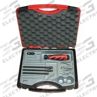 SHAVIV Deburring Tool Kit: B10/B20/B30/B50/B60/C40/E100/E300 Blade, Mango II Handle (MPN 155-90085). Key specifications — Blade Trade Number: E300; Brand: SHAVIV; Holder Trade Letter: E.