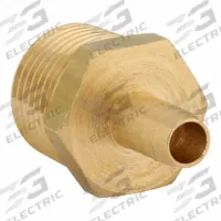 LEGRIS Barbed Fitting Adapter: 10 mm Pipe x 8 mm ID Size, BSPT x BSPT, Brass, Rigid, Std Barb (MPN 0136 10 17). Key specifications — Brand: LEGRIS.