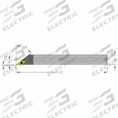 ULTRA-DEX USA Indexable Boring Bar: E12S SVJBR3 (MPN 920-000-349). Key specifications — attr257292: E12S SVJBR3.