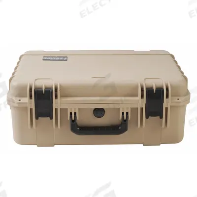 SKB Protective Case: 24 in x 24 in x 14 in Inside, No Foam, Beige, 2 Wheels - Standard Protective Transport Cases