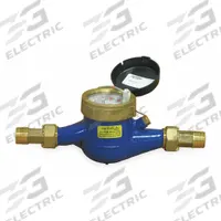 PULSAFEEDER Mechanical Flowmeter: Water Meter, Water, Brass, 3/4 in NPT, 3/4 in Connection Size, NPT (MPN MTR104-G). Key specifications — Brand: PULSAFEEDER; Display Type: Analog; Seal Material: Natural Rubber; Unit Of Measure: Gallons; Accuracy: +/-1.5%; Max. Voltage: 24V DC; Mounting Orientation: Universal.