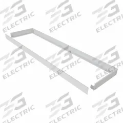 SYLVANIA Surface Mount Kit for 1x4 Backlit Panel: 52 in Wd, 3 1/6 in Lg, 3 1/12 in Ht (MPN SMKIT3A14WH). Key specifications — Product Type: Surface Mounting Kit; Brand: SYLVANIA; For Use With: 1 x 4 Backlit Panel.