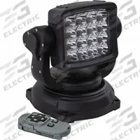 BUYERS PRODUCTS Spotlight: Square, Spot, LED, Handheld Remote, Magnetic, Auxiliary Power Connector (MPN 1492203). Key specifications — Housing Color: Black; Brand: BUYERS PRODUCTS; Electrical Connection: Auxiliary Power Connector; Installation Type: Permanent; Controller Type: Handheld Remote.