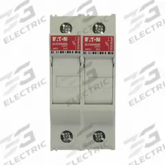 BUSSMANN Fuse Block: Finger-Safe, 2 Pole, 600 V AC, DIN Rail Mounting, Box Lug Termination (MPN CHM2DU). Key specifications — Brand: BUSSMANN.