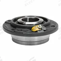 MOLINE BEARING 4 Bolt Flange Bearing: Spherical Roller, 1 15/16 in Bore, Cast Iron, 6 3/8 in Lg (MPN 29731115). Key specifications — Bore Type: Cylindrical; Brand: MOLINE BEARING; Lubricant Material: LC-2 Lithium Complex Grease; Mounting Bolt Size: 7/16 in; Split Housing: Not Split; System of Measurement: Inch.
