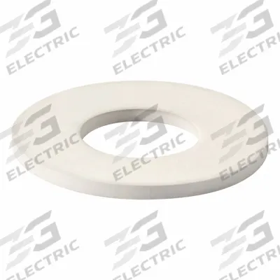 APPROVED VENDOR Sealing Washer: FDA Approved, Neoprene, White, 15 mm Inside Dia, 28 mm Outside Dia - Hygienic Single-Piece Sealing Washers