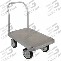 MAGLINER Platform Truck: 2,800 lb, 36 in L x 24 in W x 12 1/2 in H Deck, Rubber, 8 in Caster Dia (MPN PTK2436S1-Q). Key specifications — Brand: MAGLINER; Caster/Wheel Configuration: (2) Swivel; Color: Silver; Caster Wheel Width: 2 in.