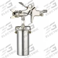 SPEEDAIRE Conventional Spray Gun: Conventional, 9 in, 1/4 in Air Inlet Size, Coatings/Enamels/Paints (MPN 48PX84). Key specifications — Brand: SPEEDAIRE; Air Consumption: 2.8 cfm @ 40 psi; Compatible Fluid Type: Paints.