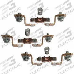 EATON Replacement Contact Kit: 3 Contacts Included, Freedom, NEMA Size 2 (MPN 6-65-8). Key specifications — Includes: Springs; Compatible with Series: Freedom; Brand: EATON.