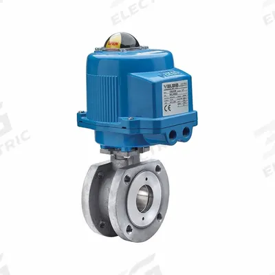 BONOMI Electrically Actuated Two-Way Ball Valve: 2 1/2 in, Stainless Steel, 12V AC/DC - Stainless Steel Electrically-Actuated Ball Valves