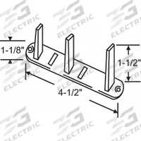 APPROVED VENDOR Guide: 4 1/2 in Lg, 1 1/8 in Wd, 150 lb Max Wt (MPN 8-330). Key specifications — Product Type: Guide; Brand: APPROVED VENDOR.