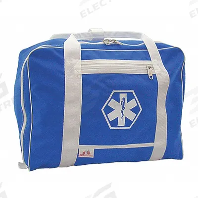 R&B FABRICATIONS Duffel Bag: Nylon, Blue, 5,200 cu in Interior Volume, 24 in Lg, 13 in Wd - Medic & Trauma Duffle Bags