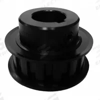 APPROVED VENDOR Timing Pulley: Trapezoidal, Fixed, For L Timing Belt Section, For 1/2 in Belt Wd (MPN 12LF050X3/8). Key specifications — Brand: APPROVED VENDOR; Tooth Profile: Trapezoidal; Finish: Black Oxide.