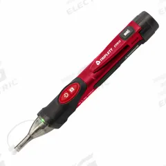 TRIPLETT Voltage Detector/Tester: 50 V to 1,000 V, Audible/Digital Display, CAT IV 1000V, No Display (MPN ETFB10). Key specifications — Brand: TRIPLETT; Built-In Flashlight: Yes.