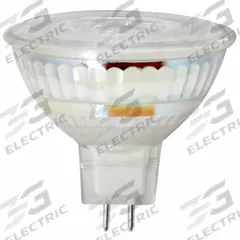 LEDVANCE/ SYLVANIA Compact LED Bulb: LED, MR16, 2-Pin (GU5.3), 7 W Watt, 3000K, 700 lm Light Output (MPN 41379). Key specifications — Bulb Finish: Clear; Color Temperature: 3000K; Shatter-Resistant: No; Brand: LEDVANCE/ SYLVANIA; Voltage: 12V AC; Bulb Shape: MR16.