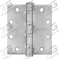 MCKINNEY Butt Hinge: Stainless Steel, Full Mortise, 1 13/16 in Leaf Wd (MPN 5X4-1/2 MPB99 32D). Key specifications — Removable Pin: Yes; Bearing Type: Ball; Material: Stainless Steel.
