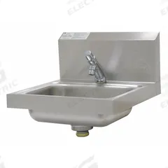 APPROVED VENDOR Hand Sink: 1 Stations, 5 in Bowl Dp, 14 in Bowl Lg, 10 in Bowl Wd, Faucet Included (MPN 7-PS-72). Key specifications — Includes Side Splash: Side Splash Not Included; Brand: APPROVED VENDOR.