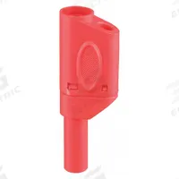 Banana Plug: CAT III 1000V, 2 1/8 in Lg, Brass, Nylon, 1,000 V Max Volt, 20 A Max Current, Red (MPN 5TXA6). Key specifications — Contact Material: Brass; Body Material: Brass; Brand: APPROVED VENDOR; Color: Red; Safety Rating: CAT III 1000V.