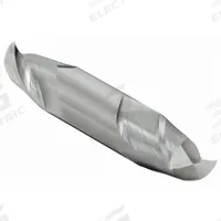CLEVELAND Square End Mill: Carbide, Double End, 2 Flute, 1/2" Mill Dia, 5/8" LOC, 3" OAL (MPN C60185)