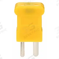 APPROVED VENDOR Thermocouple Plug: Jack, For Type K Thermocouple Type, Mini Plug, Flat, Flat (MPN 4JPL7). Key specifications — attr1432255: Flat; attr1276097: Jack; attr1276100: Nickel; attr1276082: Mini Plug; attr1276092: APPROVED VENDOR; attr1276087: Yellow; attr1276088: Plastic; attr1276089: 4JPL7.