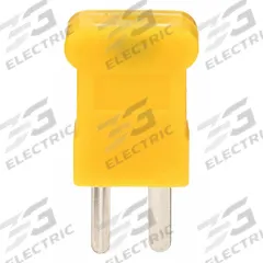 APPROVED VENDOR Thermocouple Plug: Jack, For Type K Thermocouple Type, Mini Plug, Flat, Flat (MPN 4JPL7). Key specifications — attr1432255: Flat; attr1276097: Jack; attr1276100: Nickel; attr1276082: Mini Plug; attr1276092: APPROVED VENDOR; attr1276087: Yellow; attr1276088: Plastic; attr1276089: 4JPL7.