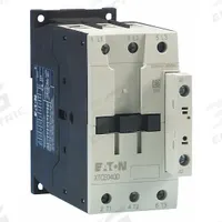 EATON IEC Magnetic Contactor: Non-Reversing, 3 Poles, 3NO Contacts, 40 A, 24V AC Coil (MPN XTCE040D00T). Key specifications — Brand: EATON; Integrated Surge Suppression: Yes.