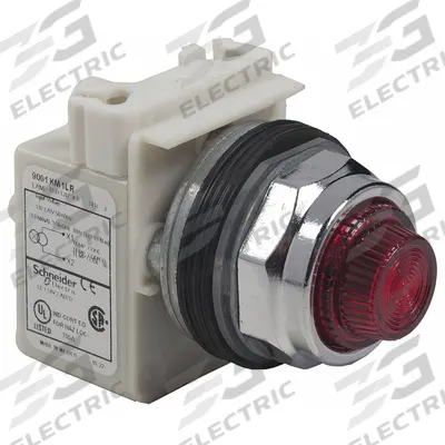 SCHNEIDER Pilot Light: 30 mm Panel Mounting Size, Green, LED - LED Pilot-Lights