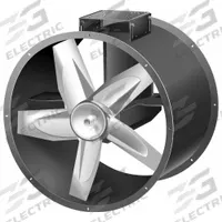 ACME Tubeaxial Fan: Clean Air, 42 5/8 in Blade, Belt Drive, Horizontal/Vertical (MPN HQ420004). Key specifications — Brand: ACME; Includes Drive Package: No; Mounting Orientation: Horizontal.