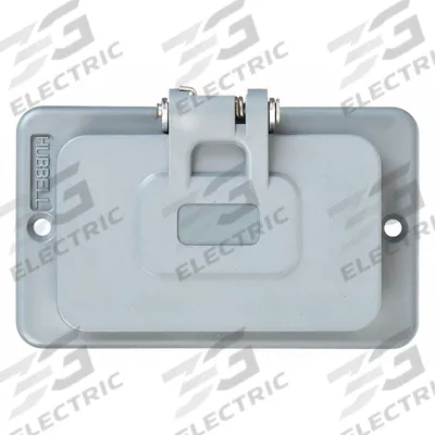 HUBBELL WIRING DEVICE-KELLEMS Weatherproof Cover: Portable Outlet Box Cover, GFCI Receptacles - Portable Power Outlet Box Covers