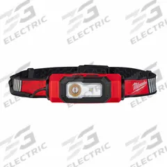 MILWAUKEE Rechargeable Headlamp: Rechargeable, 600 lm Max. Brightness, 30 hr Max Run Time, Black/Red (MPN 2116-21). Key specifications — attr1391544: USB Cord; attr1391546: MILWAUKEE; attr1440309: Includes 1 C.
