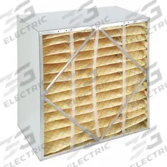 GRAINGER Rigid Cell Air Filter: 20 in x 20 in x 12 in, Fiberglass, No Header, MERV 13 (MPN 2JUC5). Key specifications — Brand: GRAINGER; Gasket Location: None; Frame or Header Material: Galvanized Steel; Media Material: Fiberglass.
