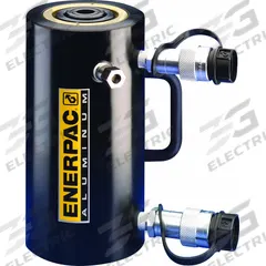 ENERPAC Hydraulic Ram: Double Acting, 50 ton Nominal Capacity, 10 in Nominal Stroke Lg, Aluminum (MPN RAR5010). Key specifications — attr98927: ENERPAC.