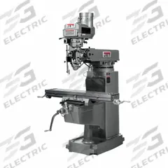 JET Vertical Milling Machine: JTM-1050VS2, Belt Drive, 3 hp, 230/460V (MPN 691205). Key specifications — attr1088193: JET; attr1099138: Variable; attr1088241: R8.