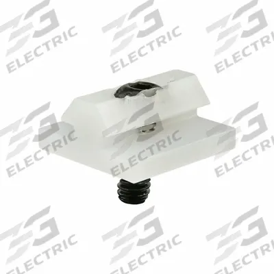 80/20 Sliding Door Glide: 25.4 mm x 25.4 mm x 23.4 mm, 25 Series, Unfinished - Door Hardware