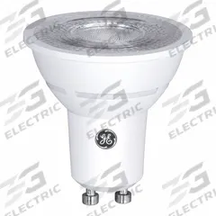 GE LAMPS LED Bulb A19: LED, MR16, 2-Pin (GU10), 4 W Watt, 35 W Incandescent Watt Equivalency, 3000K (MPN LED4D/GU10W830/35-6PK). Key specifications — Bulb Finish: Frosted; Color Temperature: 3000K; Shatter-Resistant: No; Brand: GE LAMPS; Voltage: 120V AC; Bulb Shape: MR16.