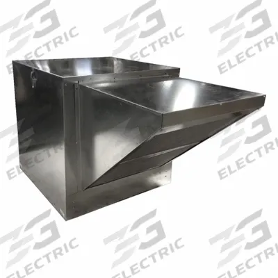 CANARM Centrifugal Roof Supply Fan: 12 7/8 in Wheel, 4,000 cfm, 1 in wc Max., TEFC - Belt-Drive Filtered Supply Fans with Drive