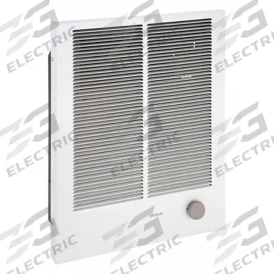 BROAN Recessed Electric Wall-Mount Heater: 1000 W/2000 W/750 W/1500 W, 208/240V AC - Large Recessed Electric Wall Heaters