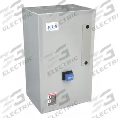 EATON Definite Purpose Magnetic Motor Starter: Non-Reversing, 3 Poles, 40 A, 208-240V AC Coil (MPN A25CGE40B). Key specifications — Brand: EATON; Thermal Units Required: 3 Thermal Units Required (Not Included).