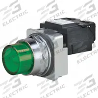 SIEMENS Pilot Light: 30 mm Panel Mounting Size, Green, Incandescent, Class 52 Series (MPN 52PL4D3). Key specifications — Series: Class 52; Brand: SIEMENS; Includes Push-To-Test: No Push-To-Test Included.