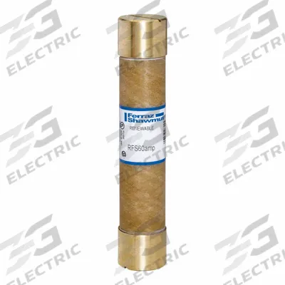MERSEN Fuse: Class H, RFS Series, Fast-Acting, 60 A, 600 V AC - Fast-Acting Cylindrical Fuses