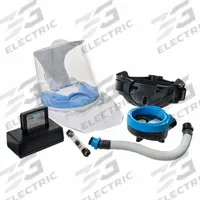 PAPR System Kit: Full Hood, Belt-Mount, Universal (MPN EVAHLSTLN2KDB). Key specifications — Headgear Type: Full Hood; Size: Universal; Includes: EVABELT2 Decon Belt; Blower Mount: Belt-Mount.
