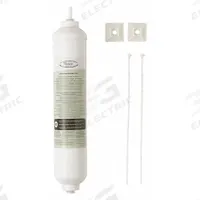 WHIRLPOOL Inline Water Filter: 5 micron, 0.5 gpm (MPN 4378411RB). Key specifications — Product Type: Inline Water Filter; Brand: WHIRLPOOL; Reduces: Rust.
